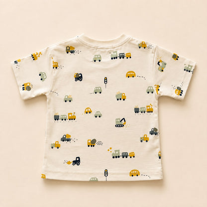Premium Kids Cotton T-Shirt Five sleeve